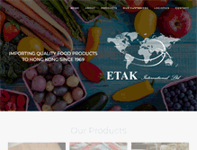 Tablet Screenshot of etak.com.hk