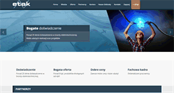 Desktop Screenshot of etak.com.pl