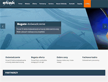Tablet Screenshot of etak.com.pl